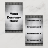 Metaal met Visitekaartjes aan de rand van rivieren (Voorkant / Achterkant)