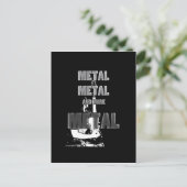 Metaal, metaal en meer briefkaart (Staand voorkant)