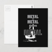 Metaal, metaal en meer briefkaart (Voorkant / Achterkant)