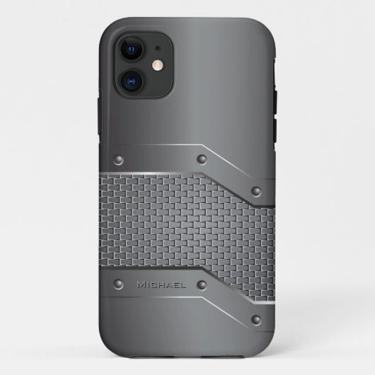 Metaal Metallic Style iPhone 5 Hoesje (Achterkant)