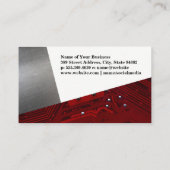 metaal | Moederbord | Geometrisch Visitekaartje (Achterkant)