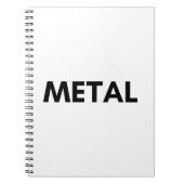 metaal notitieboek (Voorkant)