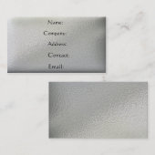 Metaal - ontpit visitekaartje (Voorkant / Achterkant)