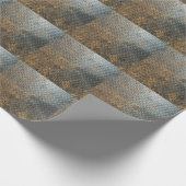 Metaal oppervlak, reflecterende textuur achtergron cadeaupapier (Hoek)