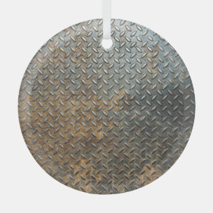 Metaal oppervlak, reflecterende textuur achtergron glas ornament