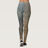 Metaal oppervlak, reflecterende textuur achtergron leggings (Achterkant)