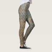 Metaal oppervlak, reflecterende textuur achtergron leggings (Rechts)