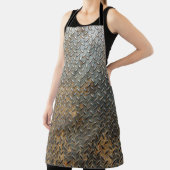 Metaal oppervlak, reflecterende textuur achtergron schort (Insitu)