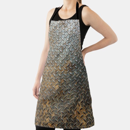 Metaal oppervlak, reflecterende textuur achtergron schort (Insitu)