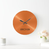 Metaal Oranje roestvrij staal Grote Klok (Huis)