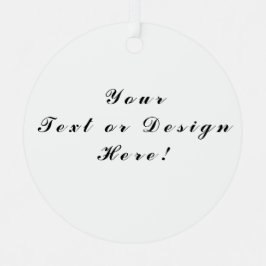  Metaal Ornament - Voeg uw ontwerp toe