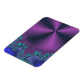 Metaal Paars kanon met Aqua Foam Abstract Magneet (Linkerzijde)