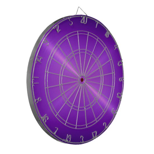 Metaal Paars Roestvrij staal Metalen blik Dartbord (Voorkant Links)