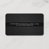 Metaal patroon visitekaartje (Achterkant)