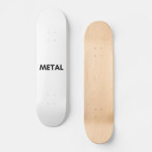 metaal persoonlijk skateboard (Voorkant)