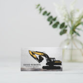 Metaal Plant van de uitvoerder van de bouw Visitekaartje (Staand voorkant)