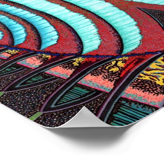 metaal poster (Hoek)