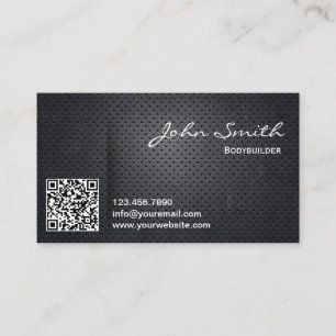 Metaal QR-code Bodybuilding Visitekaartje
