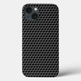 Metaal rasterpatroon - achtergrond iPhone 13 hoesje