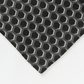 Metaal rasterpatroon - achtergrond fleece deken (Hoek)