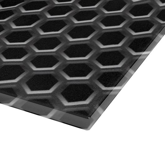 Metaal rasterpatroon - achtergrond snijplank (Hoek)