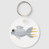 Metaal Rocket Fish Sleutelhanger (Voorkant)