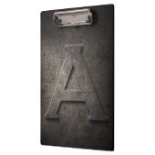 Metaal roestvrij A Monogram Klembord (Links)
