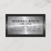 Metaal Roestvrij Metaal Modern Staalgrens #6 Visitekaartje (Achterkant)