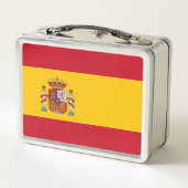 Metaal roestvrij Postvak met Spaanse vlag (Achterkant)