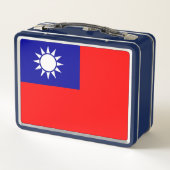 Metaal roestvrij Postvak met Taiwanese vlag (Achterkant)