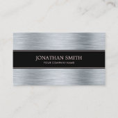 Metaal Roestvrij staal Bord Roze QR Code Visitekaartje (Voorkant)