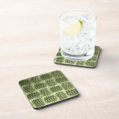 Metaal Roestvrij staal Geruite Bevloering Textuur Bier Onderzetter (Rechterzijde)