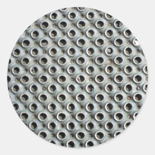 METAAL RONDE STICKER