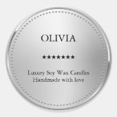 metaal ronde sticker (Voorkant)