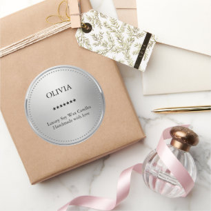 metaal ronde sticker