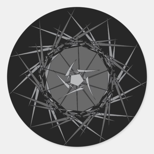 Metaal Ronde Sticker (Voorkant)