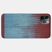 Metaal rood grijs verweerd Case-Mate iPhone case (Achterkant (horizontaal))