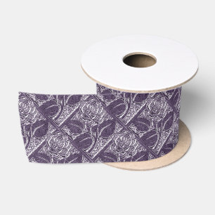Metaal Roos 07-Lt Paars-SATIN RIBBON SPOOL Satijnen Lint