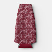 Metaal Roos-16-Wijn-FLESKOPER Flesjeskoeler (Voorkant)