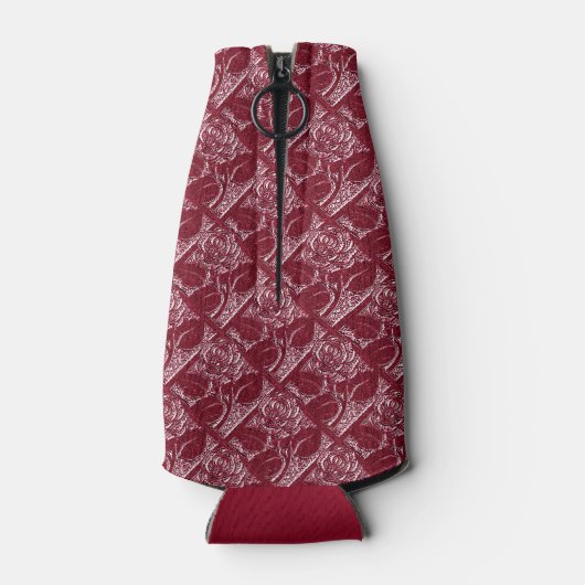 Metaal Roos-16-Wijn-FLESKOPER Flesjeskoeler (Achterkant)