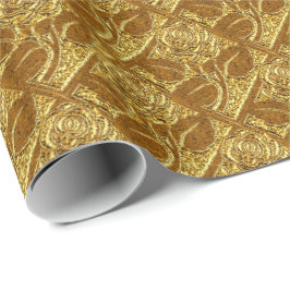 Metaal Roos-17-Gold-Gift-papier voor onmiddellijke Cadeaupapier