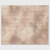 Metaal Roos Blush Skinny Spark Champaigne Sepia VI Cadeaupapier (Vlak)