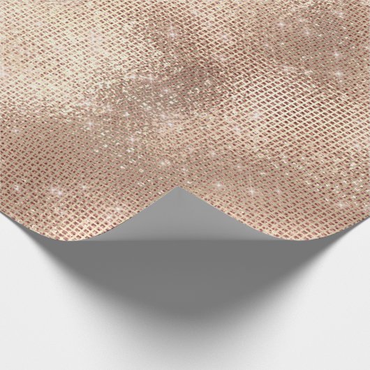 Metaal Roos Blush Skinny Spark Champaigne Sepia VI Cadeaupapier (Hoek)