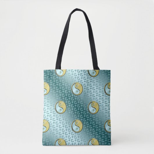 Metaal Slang Tote Bag (Voorkant)