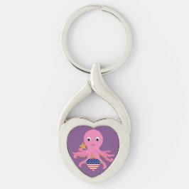 Metaal Sleutelhanger octopus voor een preemie US