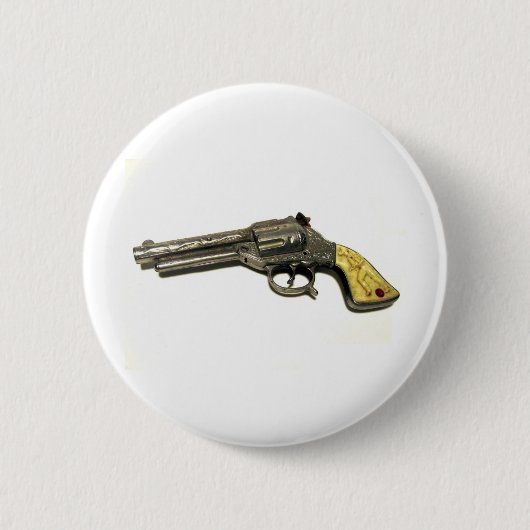 Metaal Speelgoed Pistool Ronde Button 5,7 Cm (Voorkant)