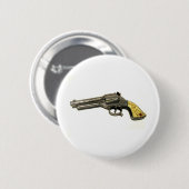 Metaal Speelgoed Pistool Ronde Button 5,7 Cm (Voorkant /achterkant)
