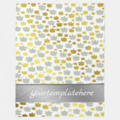 metaal, staal, platen, industrieel, bord, zwaar, fleece deken (Voorkant)