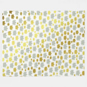 metaal, staal, platen, industrieel, bord, zwaar, fleece deken (Voorkant (Horizontaal))