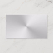 Metaal staal Professioneel schoongemaakt aluminium Visitekaartje (Achterkant)